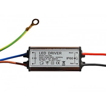 Драйвер светодиода LD 3x3W/1х10W (900mA) 220V IP66